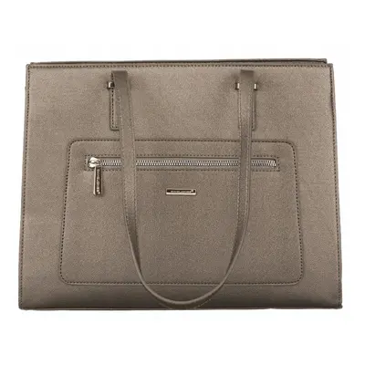 David Jones stříbrná elegantní shopper kabelka CH21081