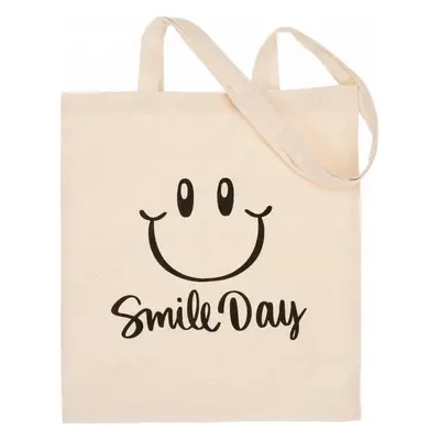 Bavlněná nákupní taška "smile day" [DH] EKO