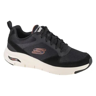 Černé pánské tenisky Skechers Arch Fit - Servitica 232101-BLK