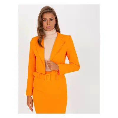 Oranžové krátké elegantní sako -DHJ-ZT-A6113.13-orange