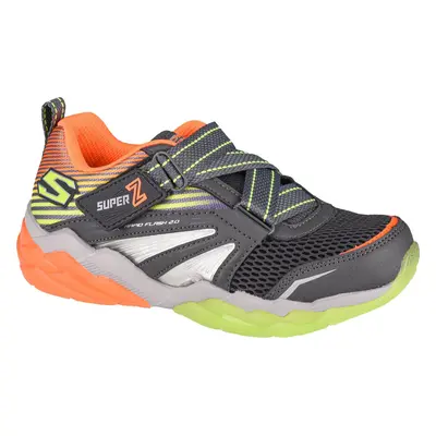 ŠEDÉ CHLAPECKÉ TENISKY SKECHERS RAPID FLASH 2.0-SOLUXE 90726L-CCOR