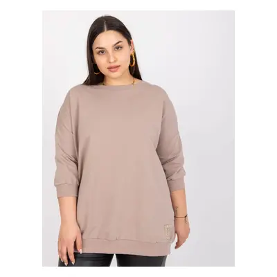 Béžová halenka Odile s knoflíky na zádech -RV-BZ-7607.98-beige