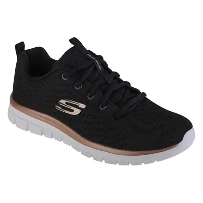 ČERNÉ POHODLNÉ TENISKY SKECHERS GRACEFUL-GET CONNECTED 12615-BKGD