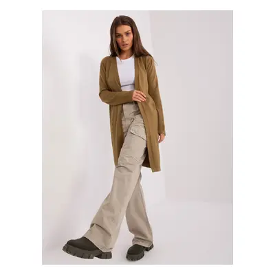 Khaki lehký Kardigan AT-SW-2333.31X-olive