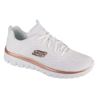 BÍLÉ DÁMSKÉ TENISKY SKECHERS GRACEFUL - GET CONNECTED 12615-WTRG