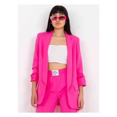 Neonově-růžové elegantní sako George -DHJ-MA-7684.15P-fluo pink