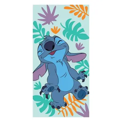 Mintová dětská plážová osuška Lilo and Stitch