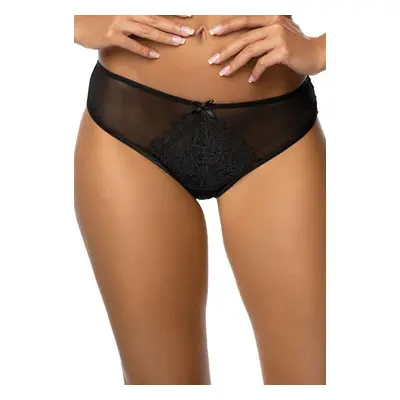 ČERNÁ KRAJKOVÁ TANGA MAT ESTELLE S-0198/4 ESTELLE S-XL