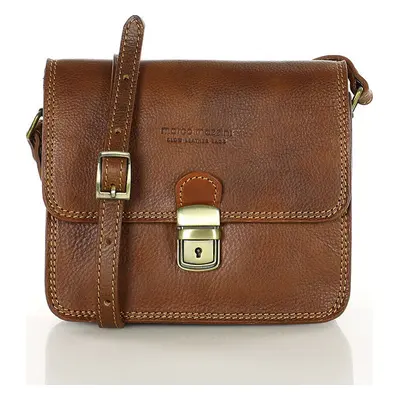 MARCO MAZZINI HNĚDÁ ČTVERCOVÁ CROSSBODY KABELKA (L250B)