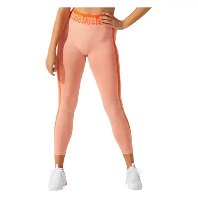 Oranžové dámské legíny Asics W Cropped Logo Seamless Tight 2032B789-800