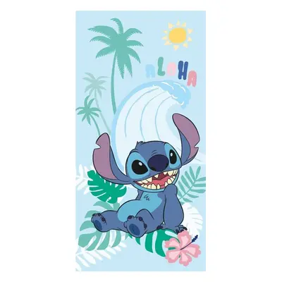 Mintová dětská osuška Stitch