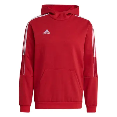 Červená pánská mikina adidas Tiro 21 Sweat Hoody GM7353