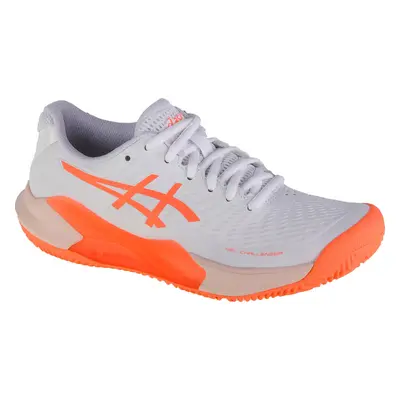 Bílo-oranžové dámské tenisové boty ASICS Gel-Challenger 14 Clay 1042A254-101