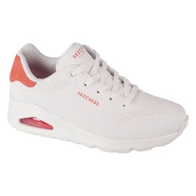 Bílé dámské tenisky Skechers Uno - Pop Back 177092-WCRL