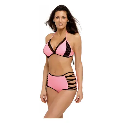 Světle růžové bikiny s vysokým spodkem Verona Origami M-551 (4)