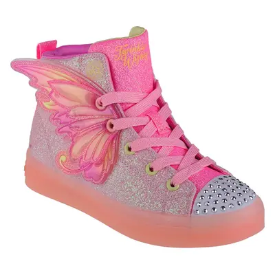 Růžové třpytivé svítící tenisky Skechers Twi-Lites 2.0-Twinkle Wishes 314350L-LPMT