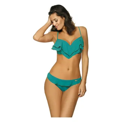 Tyrkysové bikiny s volány Matylda Luxury M-469 (23)