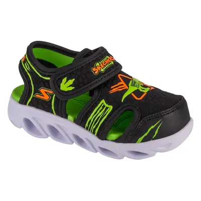 Černé chlapecké sandálky Skechers Hypno-Splash - Hydro-Fun 400612N-BKLM