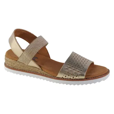 Zlaté dámské sandály Skechers Desert Kiss 113557-CHMP