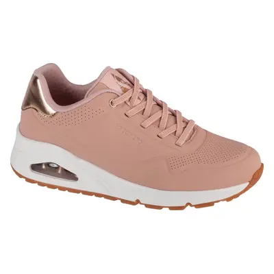 Meruňkové dámské tenisky Skechers Uno-Shimmer Away 155196-BLSH