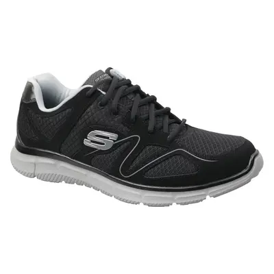 Černé pánské tenisky Skechers Satisfaction 58350-BKGY