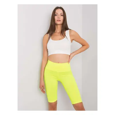 Neonově žluté biker shorts EM-LG-574.05-yellow