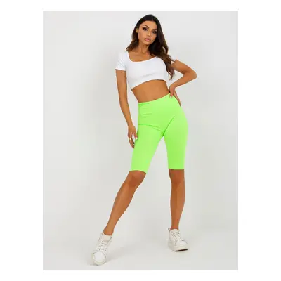 Neonově zelené biker shorts EM-LG-574-1.40-fluo green