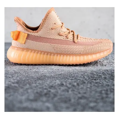 ORANŽOVÉ TEXTILNÍ SNEAKERSY NA PLATFORMĚ BL219KH