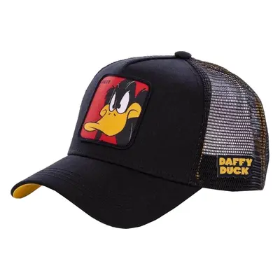 Černá páská kšiltovka Capslab Looney Tunes Daffy Duck Cap CL-LOO-3-DAF1