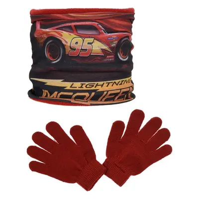 Disney Cars červený nákrčník + rukavice