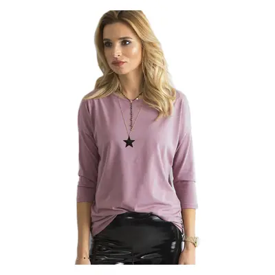 Tmavě růžové dámské tričko RV-BZ-4661.59P-dark pink