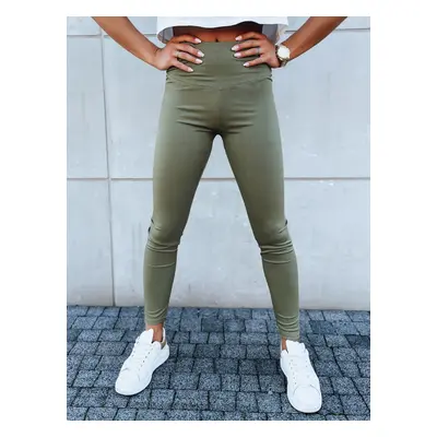 Khaki legíny LOOK AT ME UY1618