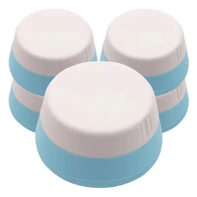 Modrá sada 5 silikonových cestovních dóz Set of 5 silicone travel jars, BLUE, Wings