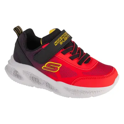 Červeno-černé dětské svítící tenisky Skechers Meteor-Lights - Krendox 401495N-RDBK