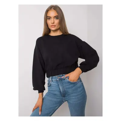 Černá dámská crop mikina RV-BL-7252.31P-black