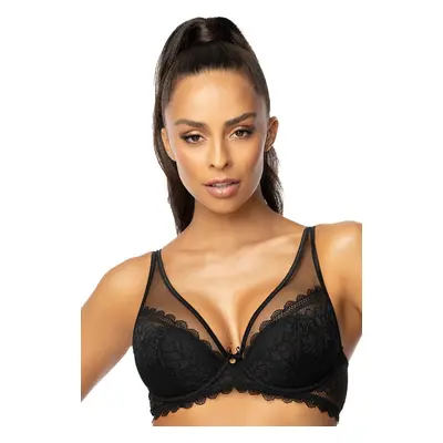 ČERNÁ KRAJKOVÁ PUSH-UP PODPRSENKA MAT ESTELLE M-0198/11 ESTELLE