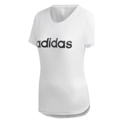 Bílé dámské tričko adidas Design 2 Move Logo Tee DU2080