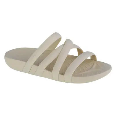 Béžové dámské pantofle Crocs Splash Strappy Sandal 208217-2Y2