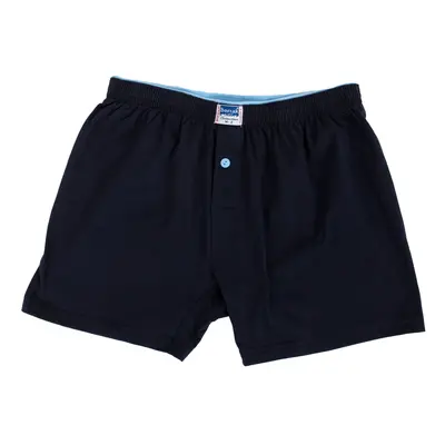 TMAVĚ MODRÉ PÁNSKÉ BOXERKY BR-BK-1099.26P-DARK BLUE