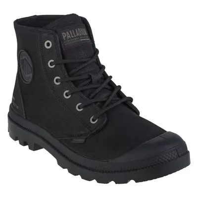 Černé kotníkové dámské tenisky Palladium Pampa Hi Supply Lth 77963-001-M