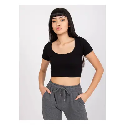 ČERNÝ CROP TOP MONTREAL RV-TS-7537.52-BLACK