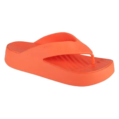 Oranžové žabky na platformě Crocs Gataway Platform Flip 209410-84F