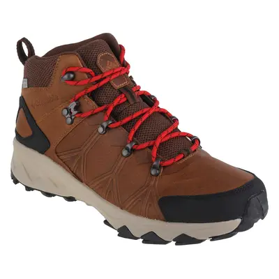 HNĚDÉ KOŽENÉ BOTY COLUMBIA PEAKFREAK II MID OUTDRY 2044251286