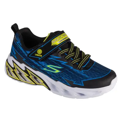 Modro-černé chlapecké svítící tenisky Skechers S-Lights: Light Storm 2.0 - Bolt Brights 400149L-