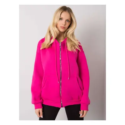 RŮŽOVÁ DÁMSKÁ MIKINA NA ZIP EM-BL-706.13X-FUCHSIA