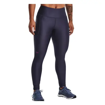 Tmavě fialové dámské legíny Under Armour HeatGear No-Slip Waistband Leggings 1365336-558