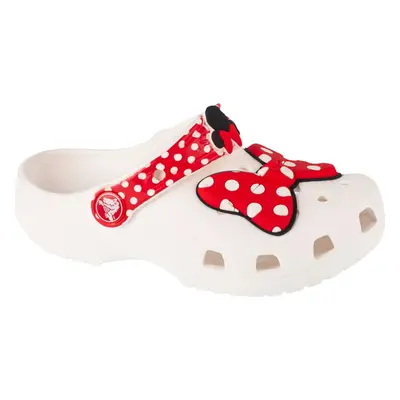 Bílé dívčí nazouváky Crocs Classic Disney Minnie Mouse Clog 208710-119