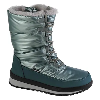 Tmavě zelené lesklé dámské sněhule CMP Harma Wmn Snow Boot 39Q4976-E111