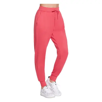 Světle červené dámské tepláky Skechers Skechluxe Restful Jogger Pant W03PT49-RDPK