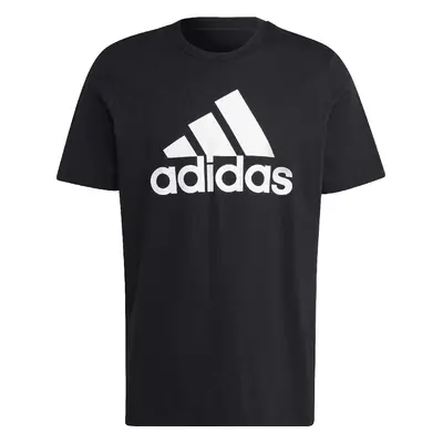 Černé pánské tričko adidas Essentials SJ Big Logo Tee IC9347